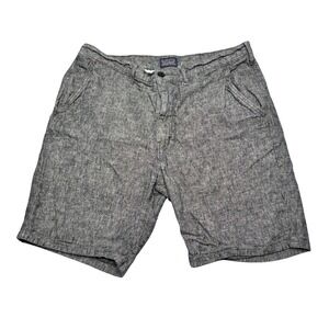 Levi's Linen Cotton Blend Mens 8" Shorts size 34 Casual‎ Everyday Gray